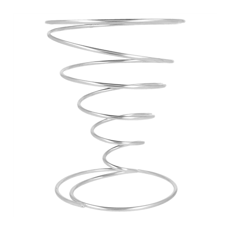 BASKETS 'ARTINOX'  Ø 10x18 CM CHROME ACIER (1 UNITÉ)