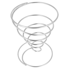 Image BASKETS 'ARTINOX'  Ø 10x18 CM CHROME ACIER (1 UNITÉ) #3