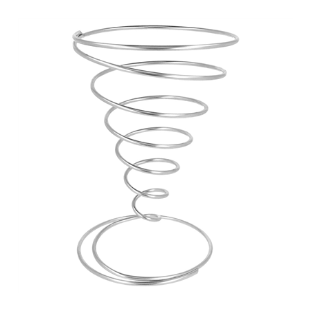 Image BASKET 'ARTINOX'  Ø 13x23 CM ARGENTE INOX (1 UNITÉ) #1