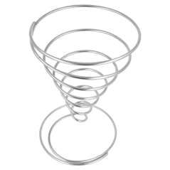 Image BASKET 'ARTINOX'  Ø 13x23 CM ARGENTE INOX (1 UNITÉ) #3