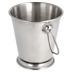 Image MINI SEAUX 'ARTINOX'  Ø 7x7 CM ARGENTE INOX (12 UNITÉ) #3