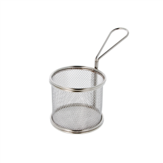 Image MINI FRITEUSES RONDES 'ARTINOX'  Ø 9x8 CM CHROME ACIER (6 UNITÉ) #1