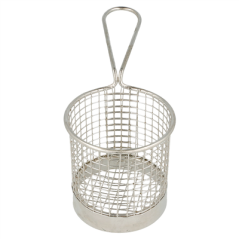 Image MINI FRITEUSES RONDES 'ARTINOX'  Ø 9x8 CM CHROME ACIER (6 UNITÉ) #3