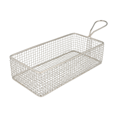 Image MINI FRITEUSES LONGUES 'ARTINOX'  22x10x6 CM ARGENTE INOX (6 UNITÉ) #1