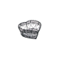 BASKET "SMALL HEART" 18x18x8 CM NOIR ACIER (1 UNITÉ) Image BASKET "SMALL HEART" 18x18x8 CM NOIR ACIER (1 UNITÉ) #1