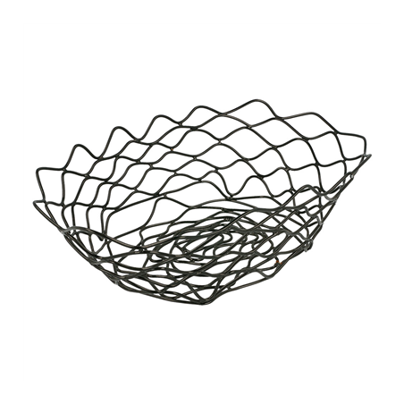 Image BASKET OVALE  24x15,2x7 CM NOIR ACIER (1 UNITÉ) #1
