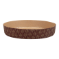 Image MOULES RONDS CUISSON PÂTISSERIE  145 G/M2 Ø 18,5x3,5 CM MARRON PAPIER (480 UNITÉ) #1
