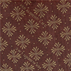 Image MOULES CUISSON PANETTONE BAS  140 G/M2 Ø 22x7 CM MARRON CELLULOSE (360 UNITÉ) #4