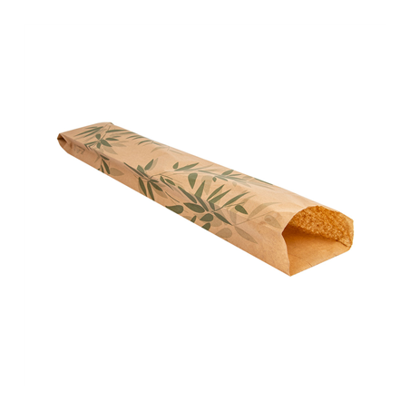 SACHETS BOULANGERIE 'FEEL GREEN' 32 G/M2 9+4x54 CM NATUREL KRAFT (250 UNITÉ)