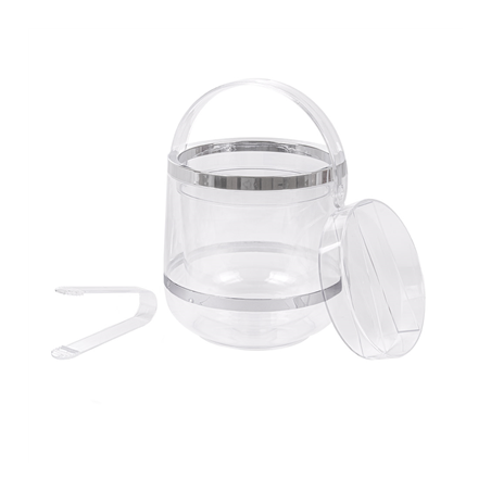 Image SEAU  Ø 19x19 CM TRANSPARENT ACRYLIQUE (1 UNITÉ) #1