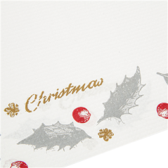 SETS DE TABLE 'NOËL' 48 G/M2 31x43 CM BLANC CELLULOSE (2000 UNITÉ)