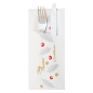 Image SACHET POUR COUVERTS + SERV.BLANCHE 'NOËL' 90 G/M2 33 x 40 CM BLANC CELLULOSE (250 UNITÉ) #1