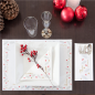 Image SACHET POUR COUVERTS + SERV.BLANCHE 'NOËL' 90 G/M2 33 x 40 CM BLANC CELLULOSE (250 UNITÉ) #3