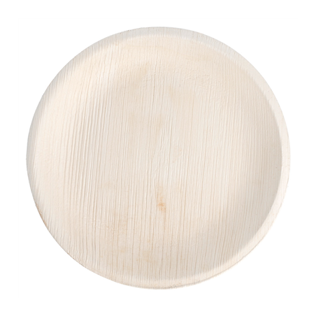 Image ASSIETTES RONDES 'ARECA'  Ø 18x2 CM NATUREL ARECA (200 UNITÉ) #1