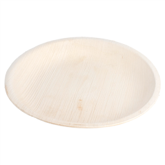 Image ASSIETTES RONDES 'ARECA'  Ø 18x2 CM NATUREL ARECA (200 UNITÉ) #3