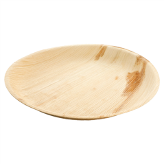 Image ASSIETTES RONDES 'ARECA'  Ø 23x2 CM NATUREL ARECA (100 UNITÉ) #3