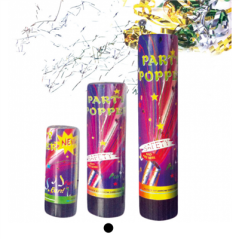 Image 24 TUBES PARTY POPPER  15,5 (h) CM ASSORTI (1 UNITÉ) #1
