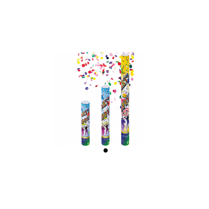 12 TUBES CONFETTI SHOOTER 40 (h) CM ASSORTI (1 UNITÉ) 12 TUBES CONFETTI SHOOTER 40 (h) CM ASSORTI (1 UNITÉ)