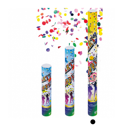 Image 12 TUBES CONFETTI SHOOTER  60 (h) CM ASSORTI (1 UNITÉ) #1