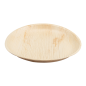 Image ASSIETTES RONDES 'ARECA'  Ø 25x2,5 CM NATUREL ARECA (200 UNITÉ) #1