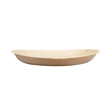 ASSIETTES RONDES 'ARECA'  Ø 25x2,5 CM NATUREL ARECA (200 UNITÉ)