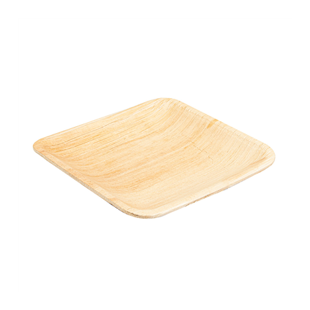 Image ASSIETTES CARRÉES 'ARECA'  15x15x1,5 CM NATUREL ARECA (200 UNITÉ) #1