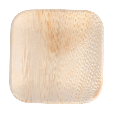 Image ASSIETTES CARRÉES 'ARECA'  18x18x1,5 CM NATUREL ARECA (200 UNITÉ) #1