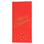 Image SERVIETTES SOFT KANGOUROU 'MERRY CHRISTMAS' 55 G/M2 40x40 CM ROUGE AIRLAID (700 UNITÉ) #1