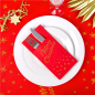Image SERVIETTES SOFT KANGOUROU 'MERRY CHRISTMAS' 55 G/M2 40x40 CM ROUGE AIRLAID (700 UNITÉ) #4