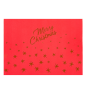 Image SET DE TABLE 'MERRY CHRISTMAS' 55 G/M2 30x40 CM ROUGE AIRLAID (800 UNITÉ) #1