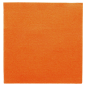 Image SERVIETTES ECOLABEL 'DOUBLE POINT' 18 G/M2 33x33 CM ORANGE OUATE (1200 UNITÉ) #1
