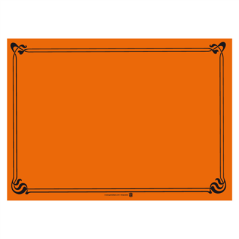 Image SETS DE TABLE  48 G/M2 31x43 CM ORANGE CELLULOSE (2000 UNITÉ) #1