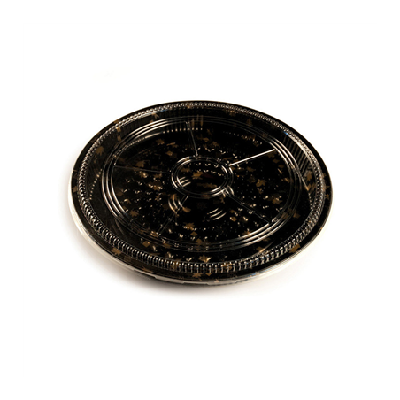 Image 120 U. RÉCIPIENTS + COUVERCLES POUR SUSHI  Ø32x5 CM NOIR PS (120 UNITÉ) #1