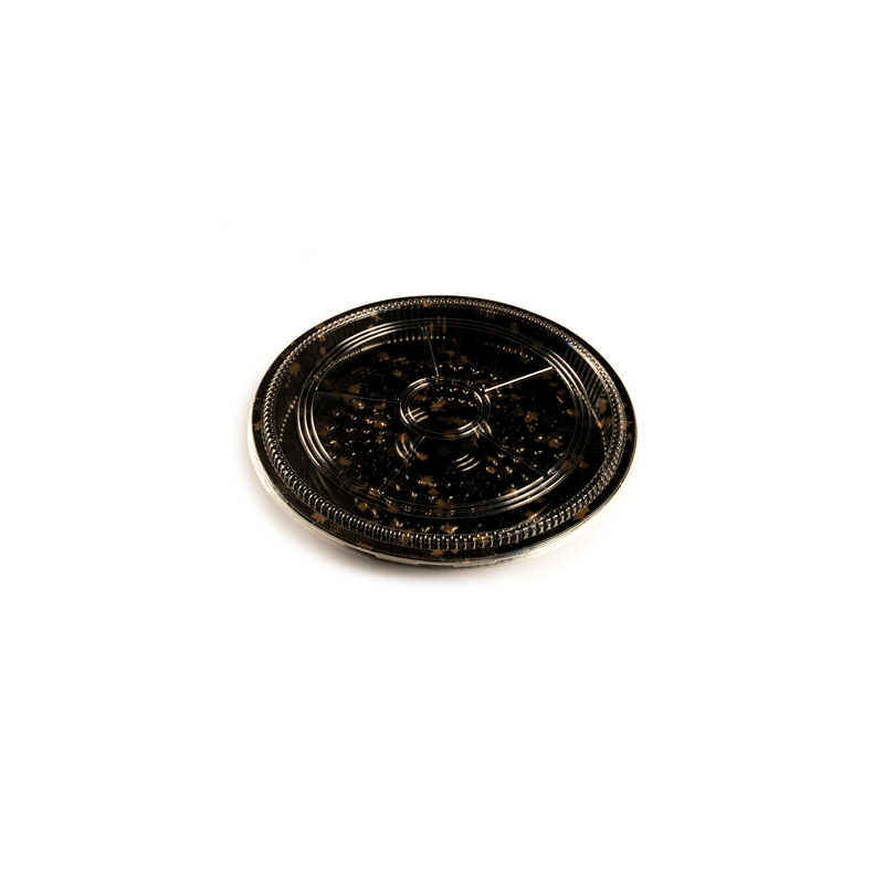 120 U. RÉCIPIENTS + COUVERCLES POUR SUSHI Ø38x5 CM NOIR PS (120 UNITÉ) 120 U. RÉCIPIENTS + COUVERCLES POUR SUSHI Ø38x5 CM NOIR PS (120 UNITÉ)