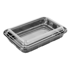 Image SETS BARQUETTES + COUVERCLES 20,2x13,5x5 CM NOIR PS (300 UNITÉ) #1