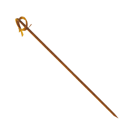 Image PIQUES "RUBAN"  12 (h) CM NATUREL BAMBOU (100 UNITÉ) #1