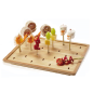 Image PLATEAU POUR 25 PICKS "GOLF"  25x20x2 CM NATUREL BAMBOU (1 UNITÉ) #4