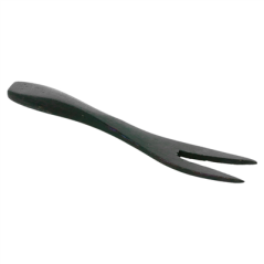 Image MINI FOURCHETTES  9 CM NOIR BAMBOU (50 UNITÉ) #3