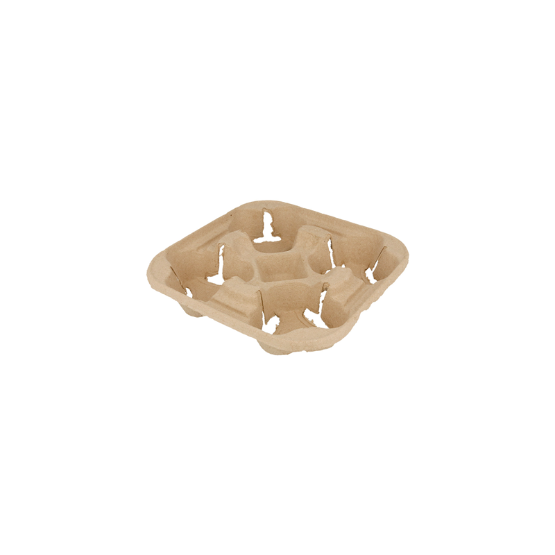 PORTE-GOBELETS, 4 GOBELETS 22x22 CM NATUREL CARTON (300 UNITÉ) PORTE-GOBELETS, 4 GOBELETS 22x22 CM NATUREL CARTON (300 UNITÉ)
