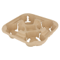 PORTE-GOBELETS, 4 GOBELETS 22x22 CM NATUREL CARTON (300 UNITÉ) Image PORTE-GOBELETS, 4 GOBELETS 22x22 CM NATUREL CARTON (300 UNITÉ) #1
