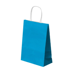 Image SACS SOS AVEC ANSES 80 G/M2 20+10x29 CM BLEU TURQUOISE CELLULOSE (250 UNITÉ) #1