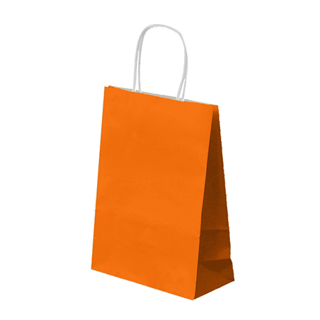 Image SACS SOS AVEC ANSES  80 G/M2 26+14x32 CM ORANGE CELLULOSE (250 UNITÉ) #1