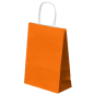 Image SACS SOS AVEC ANSES  80 G/M2 26+14x32 CM ORANGE CELLULOSE (250 UNITÉ) #1