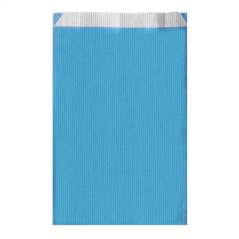 Image ENVELOPPES CADEAUX COULEUR UNIE  60 G/M2 26+9x46 CM BLEU TURQUOISE CELLULOSE (250 UNITÉ) #1