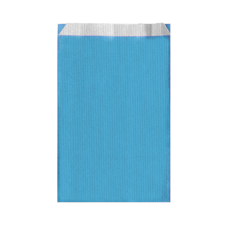 Image ENVELOPPES CADEAUX COULEUR UNIE  60 G/M2 26+9x46 CM BLEU TURQUOISE CELLULOSE (250 UNITÉ) #1