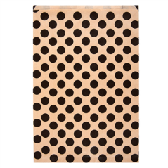 Image ENVELOPPES CADEAUX À POIS  60 G/M2 26+9x38 CM NATUREL KRAFT VERGÉ (250 UNITÉ) #1