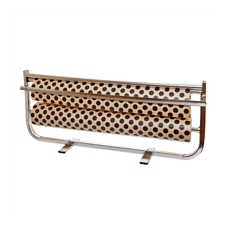 PAPIER CADEAUX - À POIS  60 G/M2 0,7x100 M NATUREL KRAFT VERGÉ (1 UNITÉ)