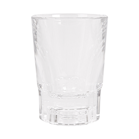 VERRES À SHOT 50 ML Ø 5,5/4,5x7,6 CM TRANSPARENT POLYCARBONATE (12 UNITÉ)