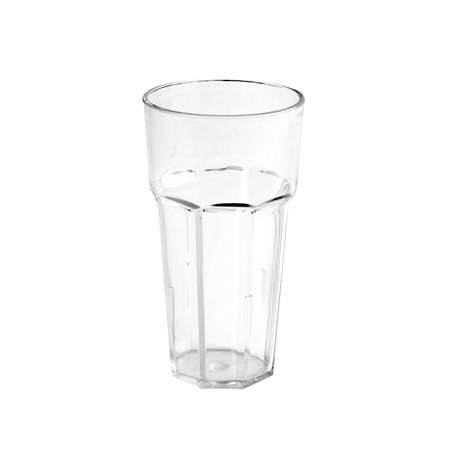 Image GOBELETS EMPILABLES 530 ML Ø 8,8/6,2x16 CM TRANSPARENT POLYCARBONATE (1 UNITÉ) #1
