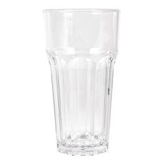 GOBELETS EMPILABLES 373 ML Ø 7,6/5,6x13 CM TRANSPARENT POLYCARBONATE (72 UNITÉ)